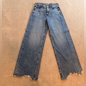 American Eagle Outfitters, Supper High Rise Baggy Wide Leg jeans